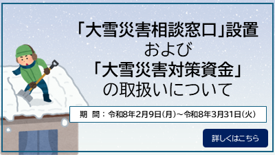 大雪災害相談窓口